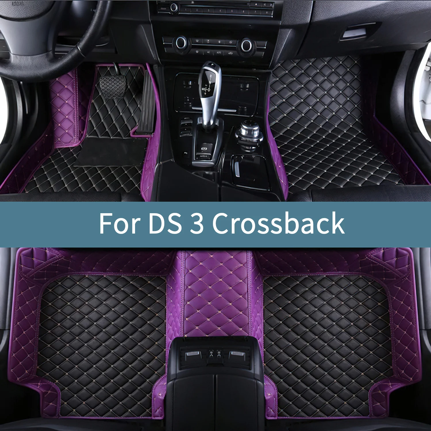 

Waterproof Full Set Car Floor Mats For DS 3 Crossback 2018 2019 2020 2021 2022 2023 Floor Mats For Cars Interior Accessories