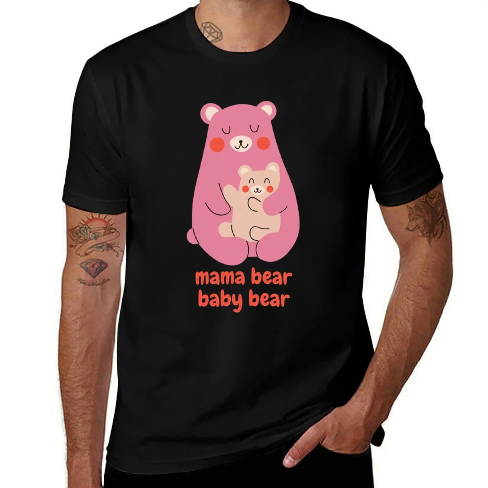 

Mama Bear, Baby Bear T-Shirt Blouse Personalized t-shirt affliction shirts luxury designer slim fit t shirts for men
