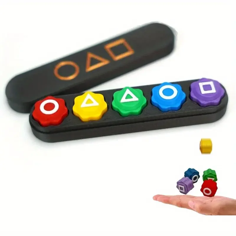 Throwing Game Set - 5 Colorful Stones and Storage Box, Hand-Eye Coordination Training Toy, Suitable for Family Entertainment and Skill Development, Family Entertainment Products