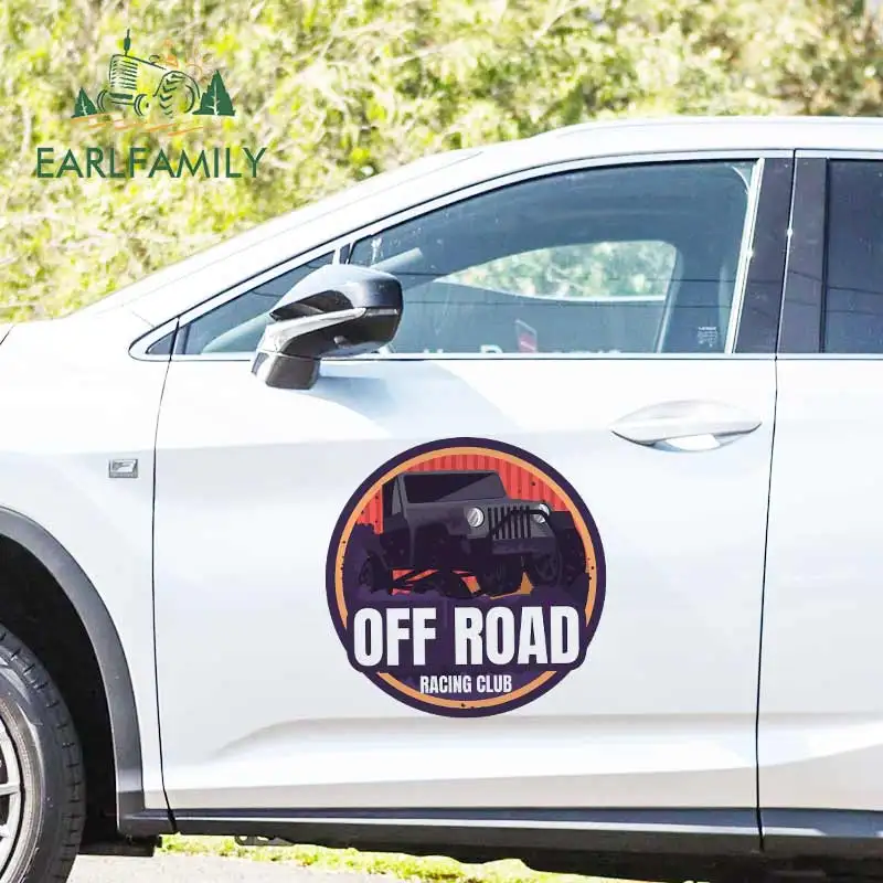 

EARLFAMILY 43 см x 43 см фотообои для внедорожников, гоночных клубов, индивидуальная наклейка на заднее стекло, дверные наклейки, автомобильные наклейки