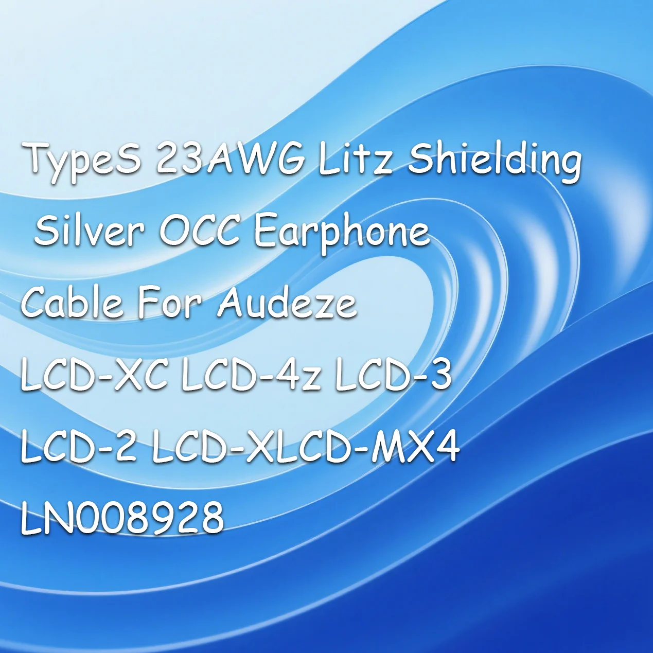 Types 23AWG Litz Sh…