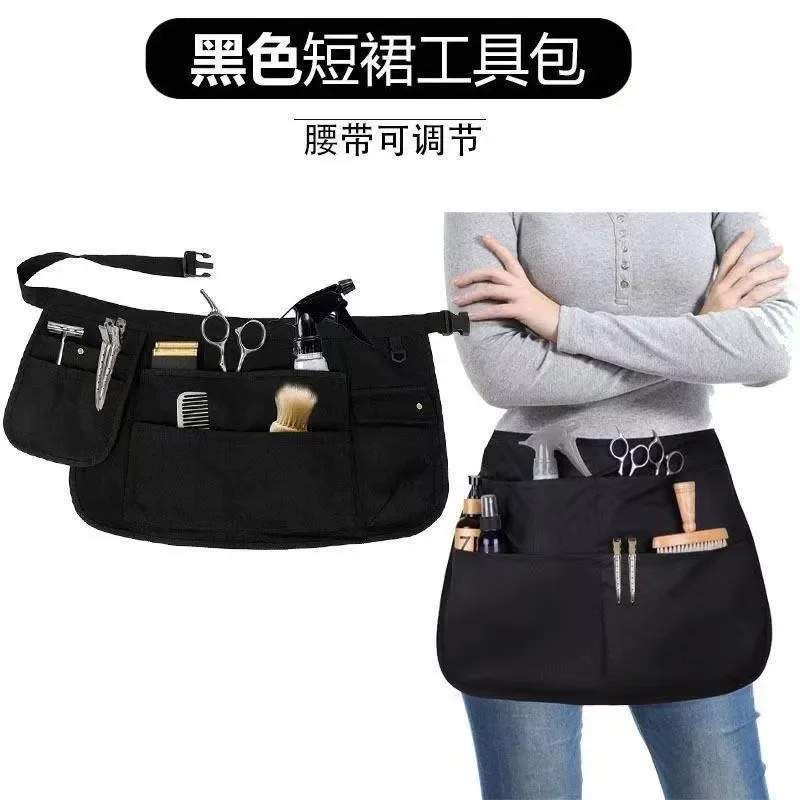 Multifunctional Short Barber Apron Kit Half Body Work Waist for Makeup Artist Home Outdoor Use Convenient Professional Salon