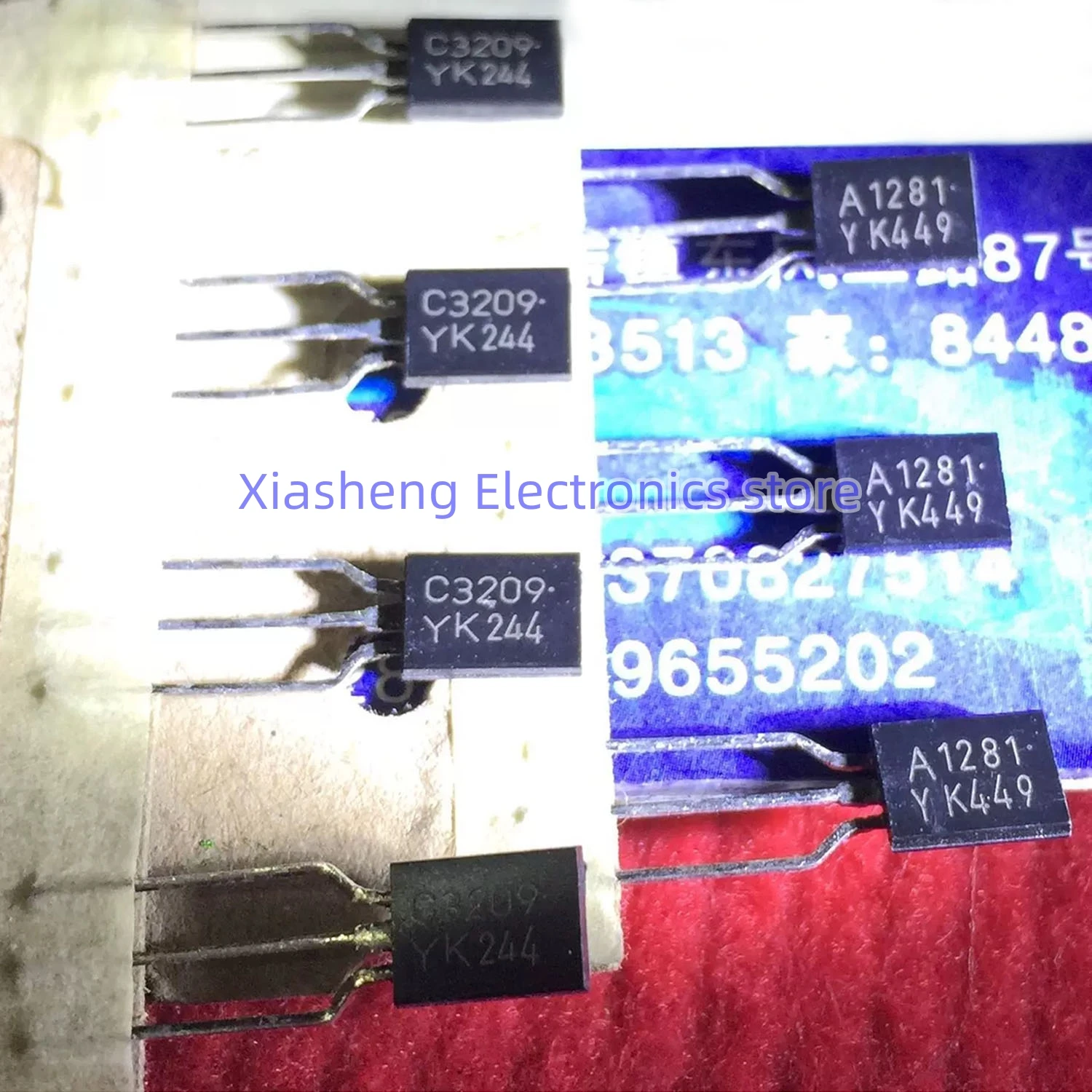 

New Original 10Pairs 2SA1281 A1281 + 2SC3209 C3209 TO-92 Transistor In Stock Good Quality