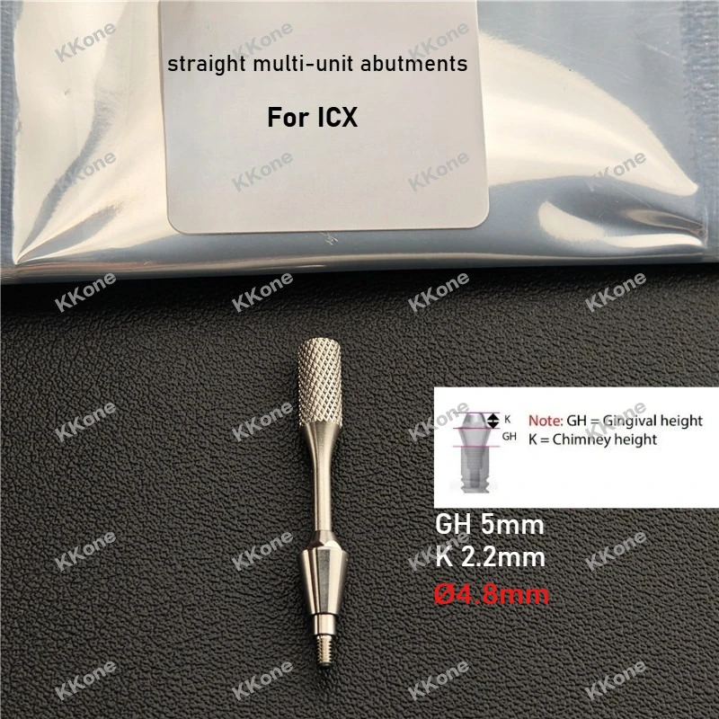 10Sets 3rd Party Tandheelkundige Kliniek Accessoires Rechte & Schuine Multi-Unit Abutments Voor Medentis ICX Tandheelkundige Implantaat systeem