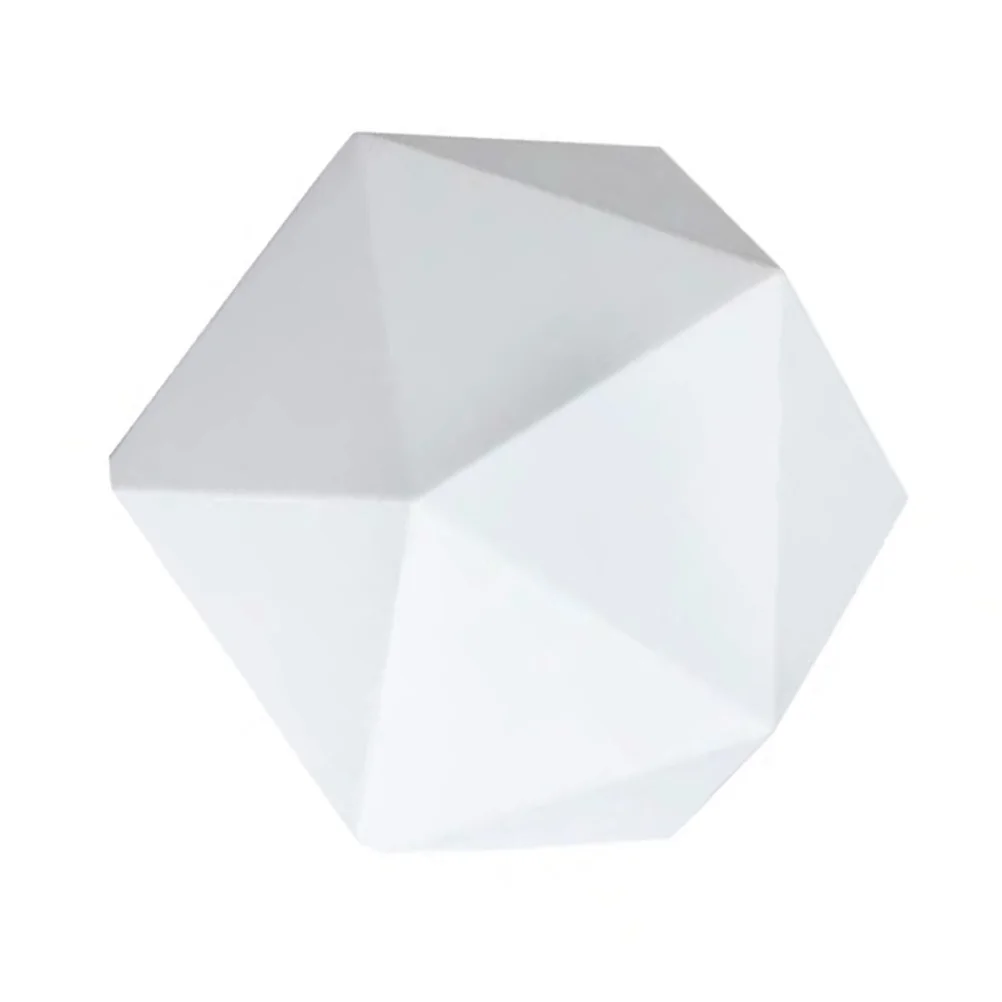 1Pcs Decorative Polyhedral Jewelry Storage Rack White Ring Holder Stand for Desktop Showcase Jewelry Store Organizer