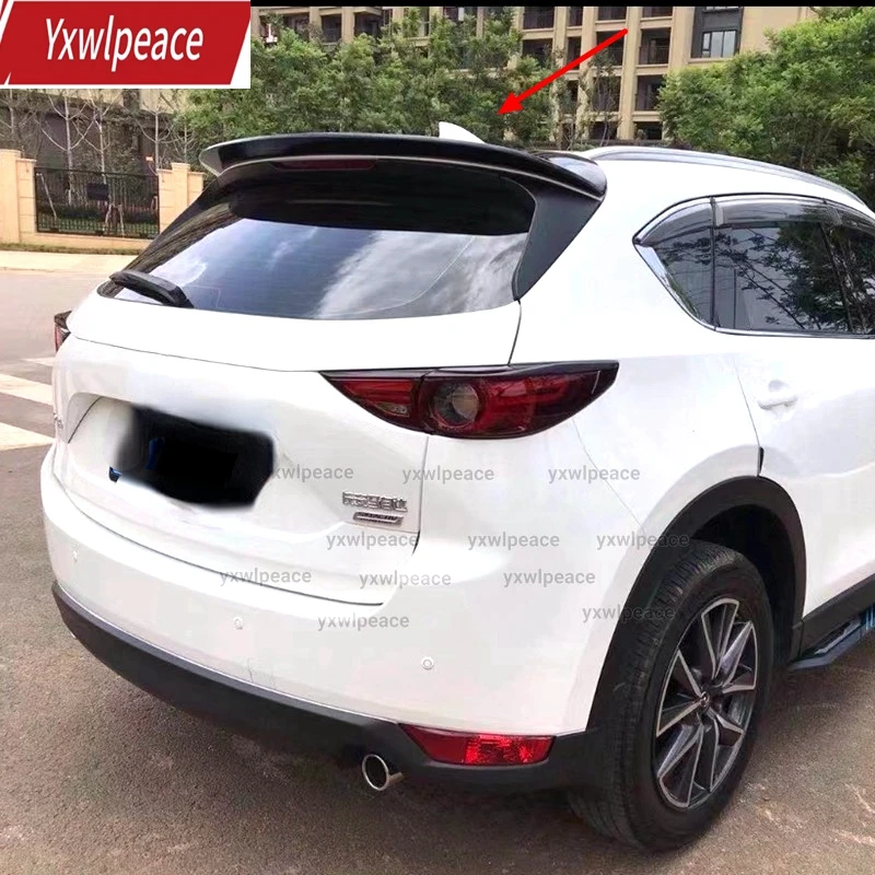 

For Mazda CX-5 CX5 2017 2018 2019 2020 High Quality ABS Plastic Unpainted Color Trunk Wing Rear Roof Spoiler Car Accessories