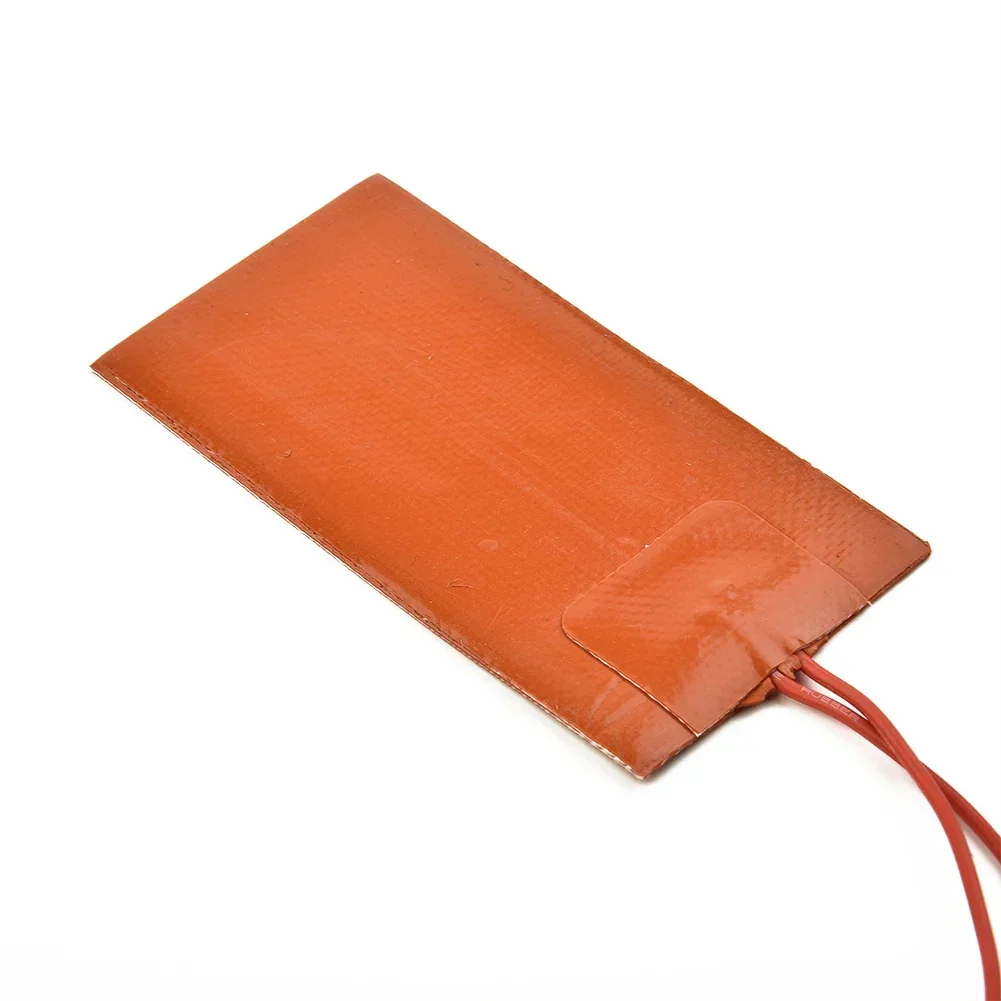 1pc 12V 15W Silicone Heater Pad Fast-Heating For 3D Printer Car Fuel Tank Heating Mats Safe Heating Warmer Pad