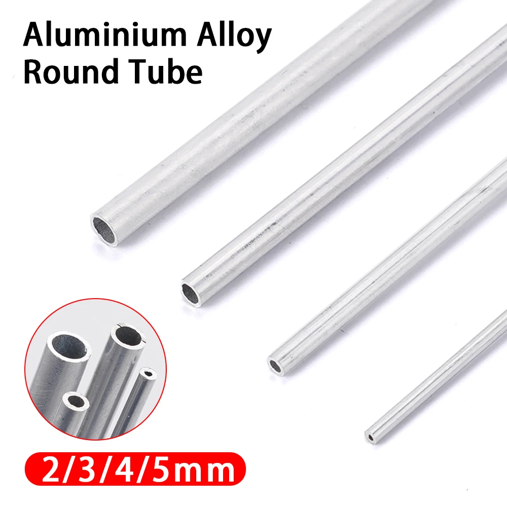 

Алюминиевая труба 1 шт., алюминиевая труба 6063, внешний диаметр 2-5 мм, внутренняя длина 300 мм, толщина 1 мм, прямая круглая труба из алюминиевого сплава