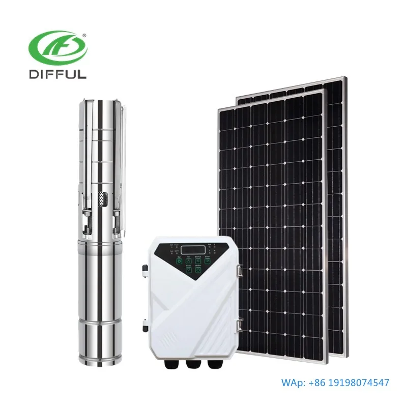 

4 Inch Brushless 1HP Solar Borehole Water Pump