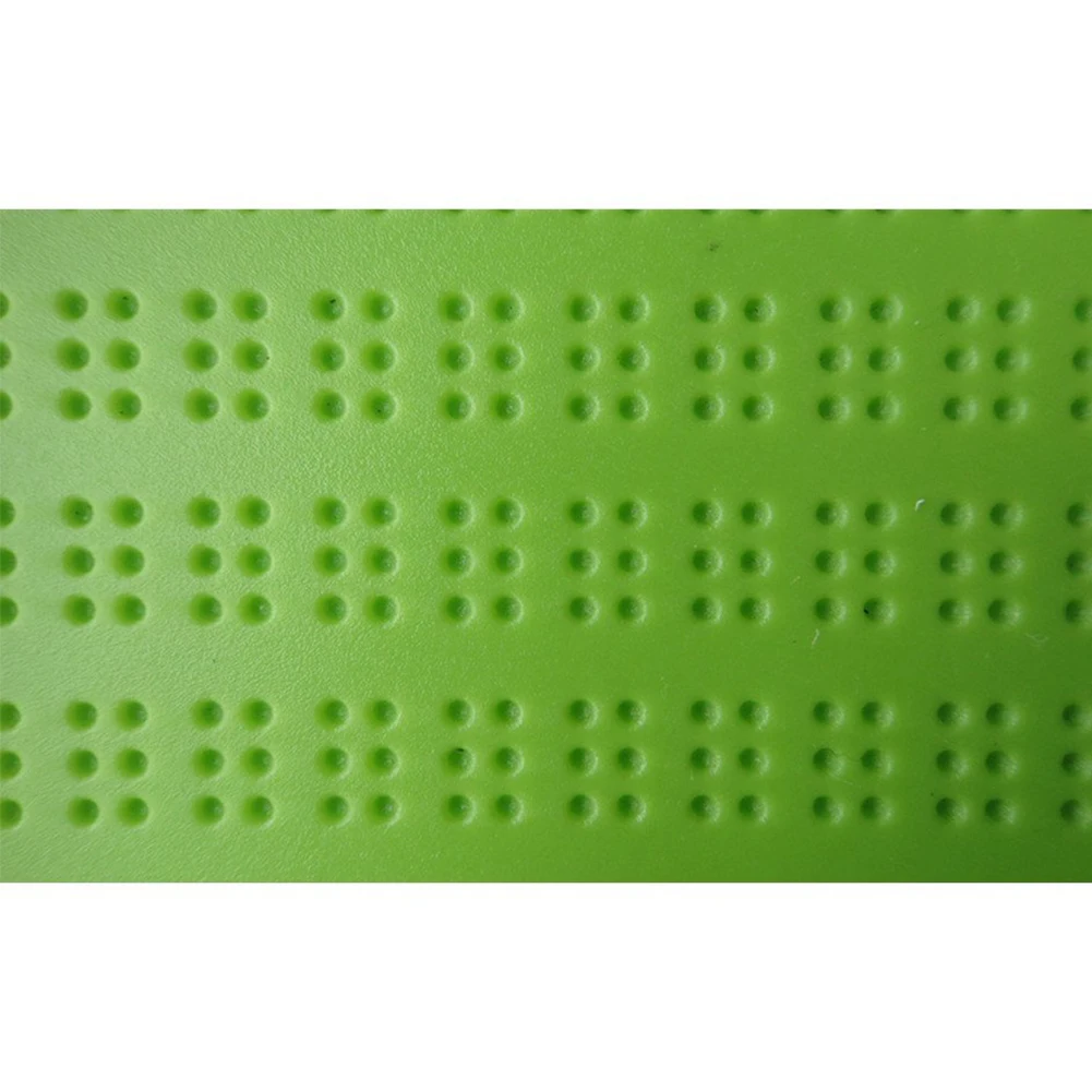 School Practice Vision Care Braille WritingGreen Accessory Tool Plastic Practical 4 Lines 28 Cells With Stylus Portable