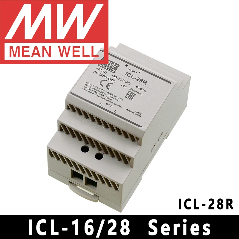 Original Mean Well ICL-16R meanwell DIN Rail 16A AC Inrush Current Limiter to reduce the high starting current