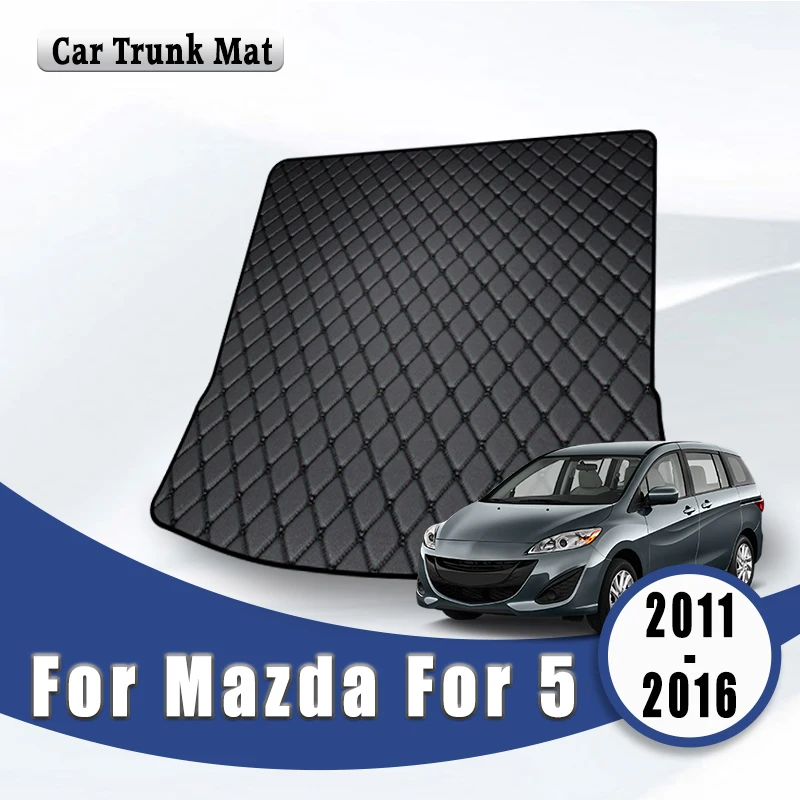 

Коврики в багажник автомобиля для Mazda 5 2011 2012 2013 2014 2015 2016, авто транспортные средства, ковры, аксессуары для интерьера, чехлы для продуктов