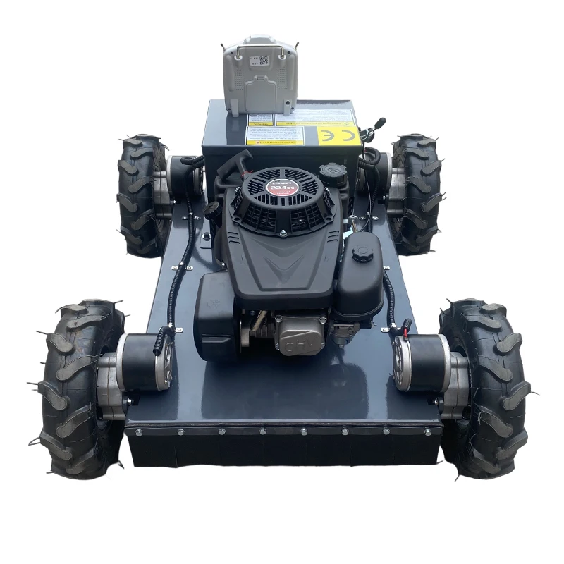 STLF Remote Controlled 550mm Four-Wheel Lawn Mower  Lawn Mowers Automated Lawn Mower