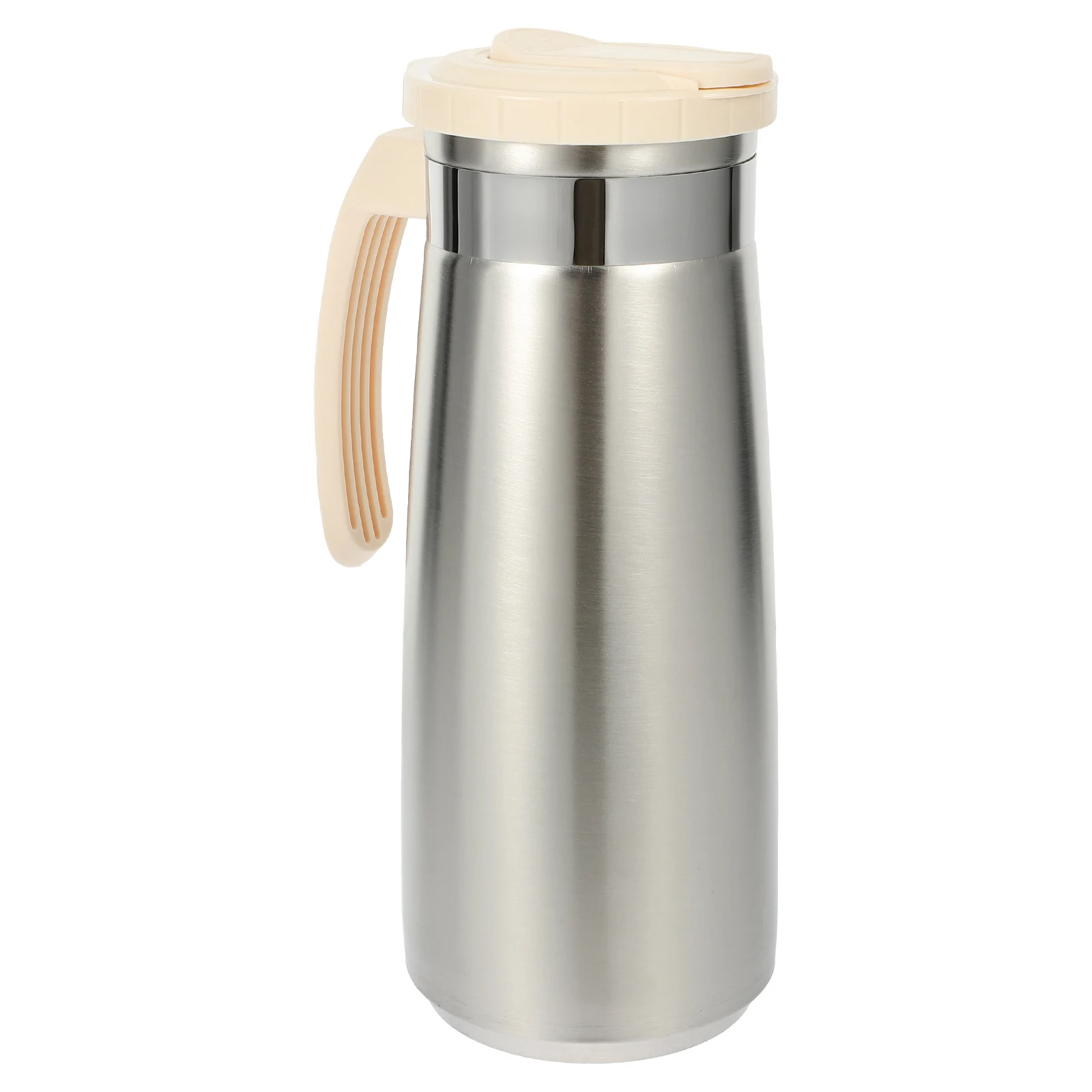 Stainless Steel Cold Water Jug Pitcher with Lid Large Capacity Tea Coffee Juice Container Kettle Kitchen Beverage Storage