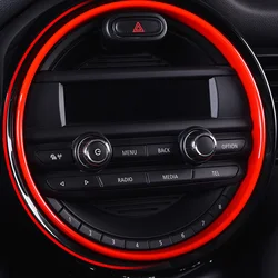 for MINI Cooper F54 F55 F56 F57 F60 Central Control Car Navigation Ring Decoration Trim Cover Styling Accessories 2024 2023 2022