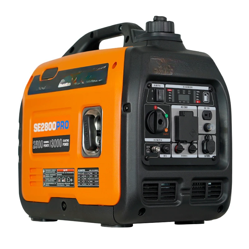 Gasoline generator household miniature 220v silent frequency conversion 3kw RV outdoor portable camping portable