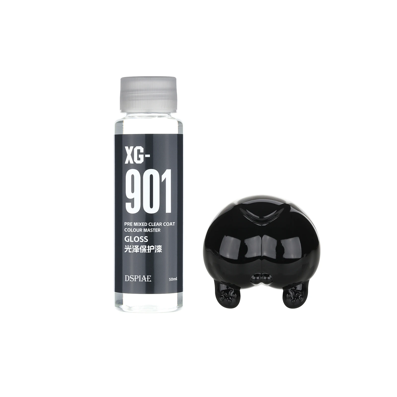 DSPIAE XG Serie Vorgemischte Wasserbasierte Farbe Basisfarbe Master Sprühfarbe Handbemaltes Modellbausatz-Pigment für Hobby DIY 50ML