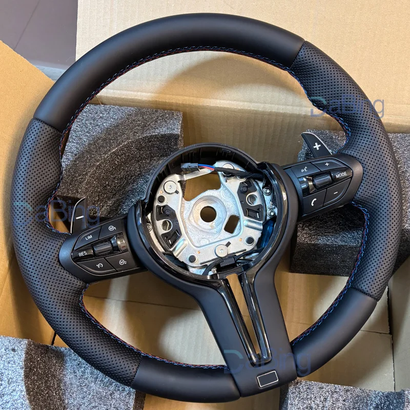 Perforated Leather M Sporty Steering Wheel For BMW F01 F30 F10 F11 F20 F21 F25 F31 F34 F32 F33 F36 F22 F23 F46 F35 F80 F36 M3 M5