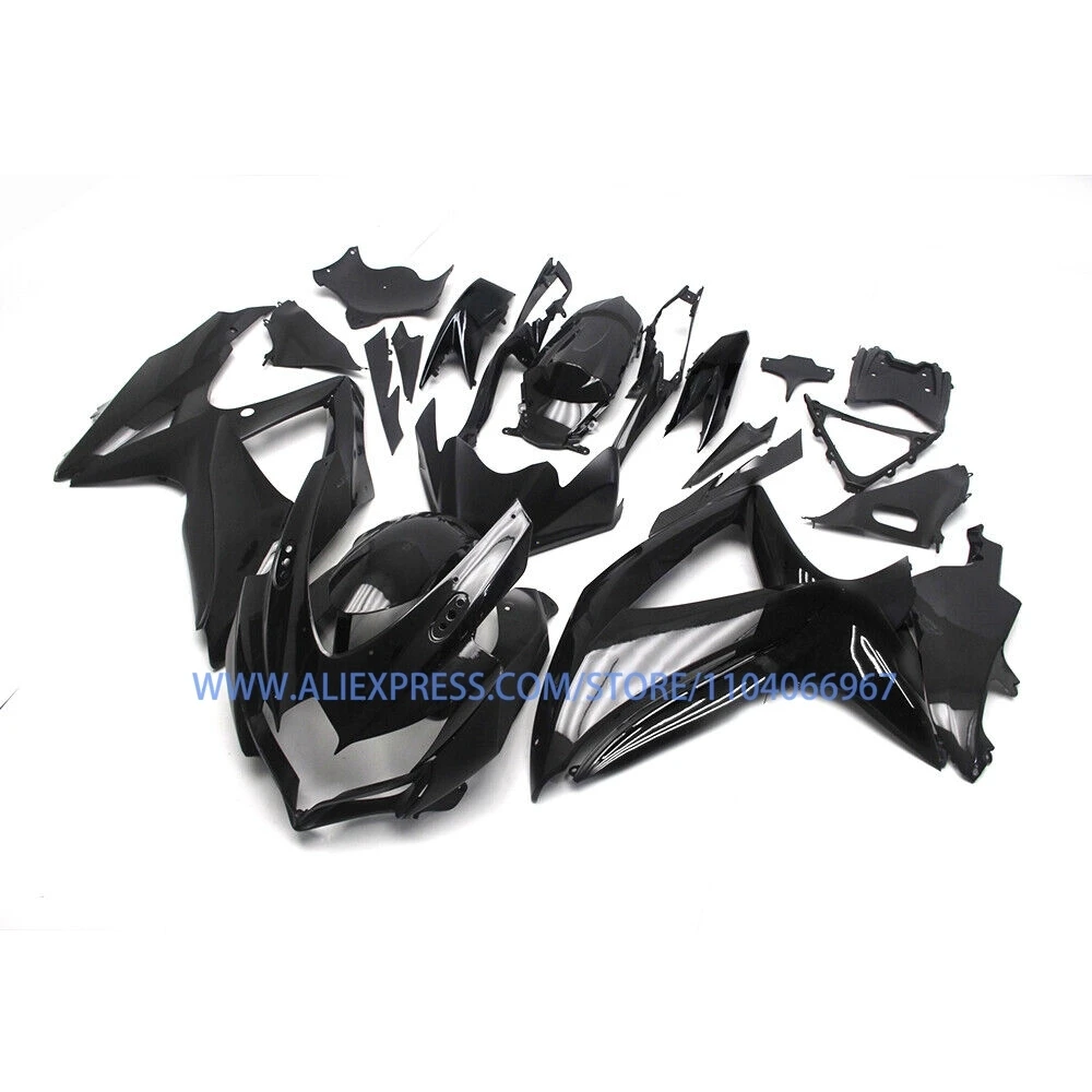 GSXR600/750 2008 2009 2010 Motorcycle Fairing Set for GSXR 600 750 08 09 10 Matte Black Fairings Kit