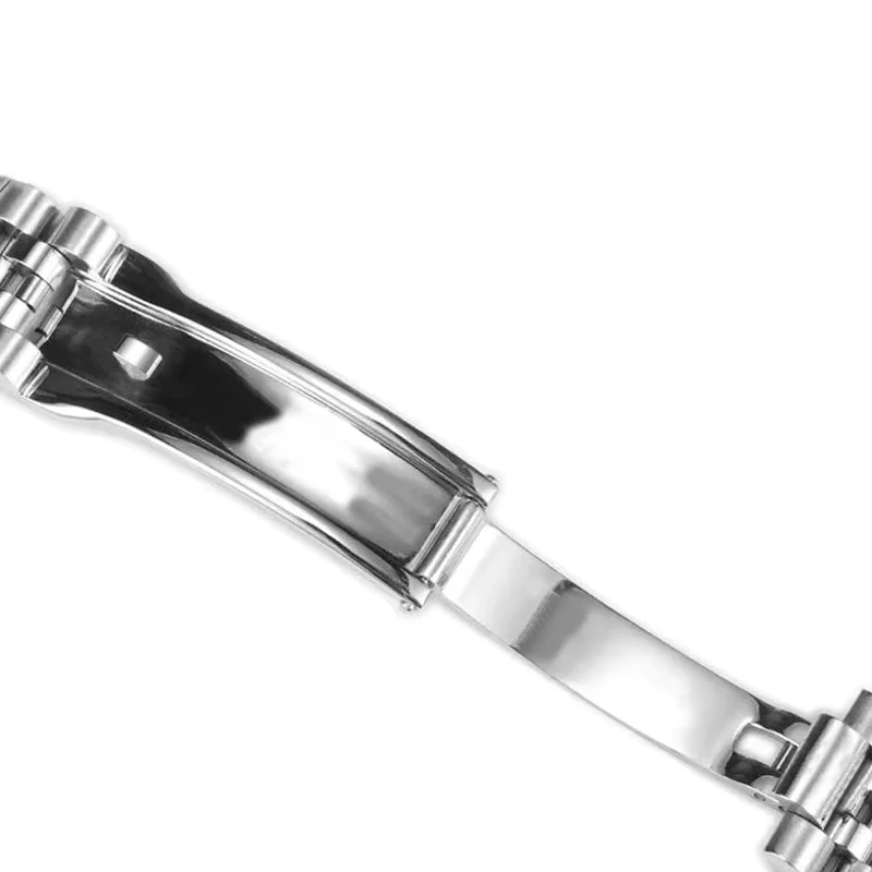 Watch bracelet 20mm 316L Solid Stainless Steel Curved End Jubilee Watch Strap Band Bracelet Fit for Rolex Watch Accessories