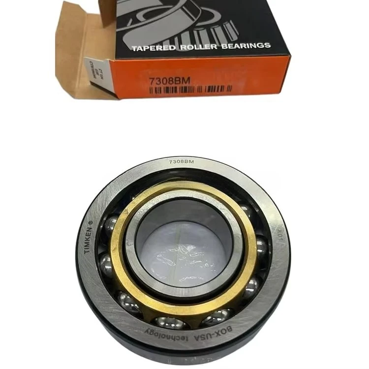 Angular Contact Ball Bearing 7308BM Single Row Bearing 7308 7308-B-XL-MP 7308-B-MP Size 40x90x23mm