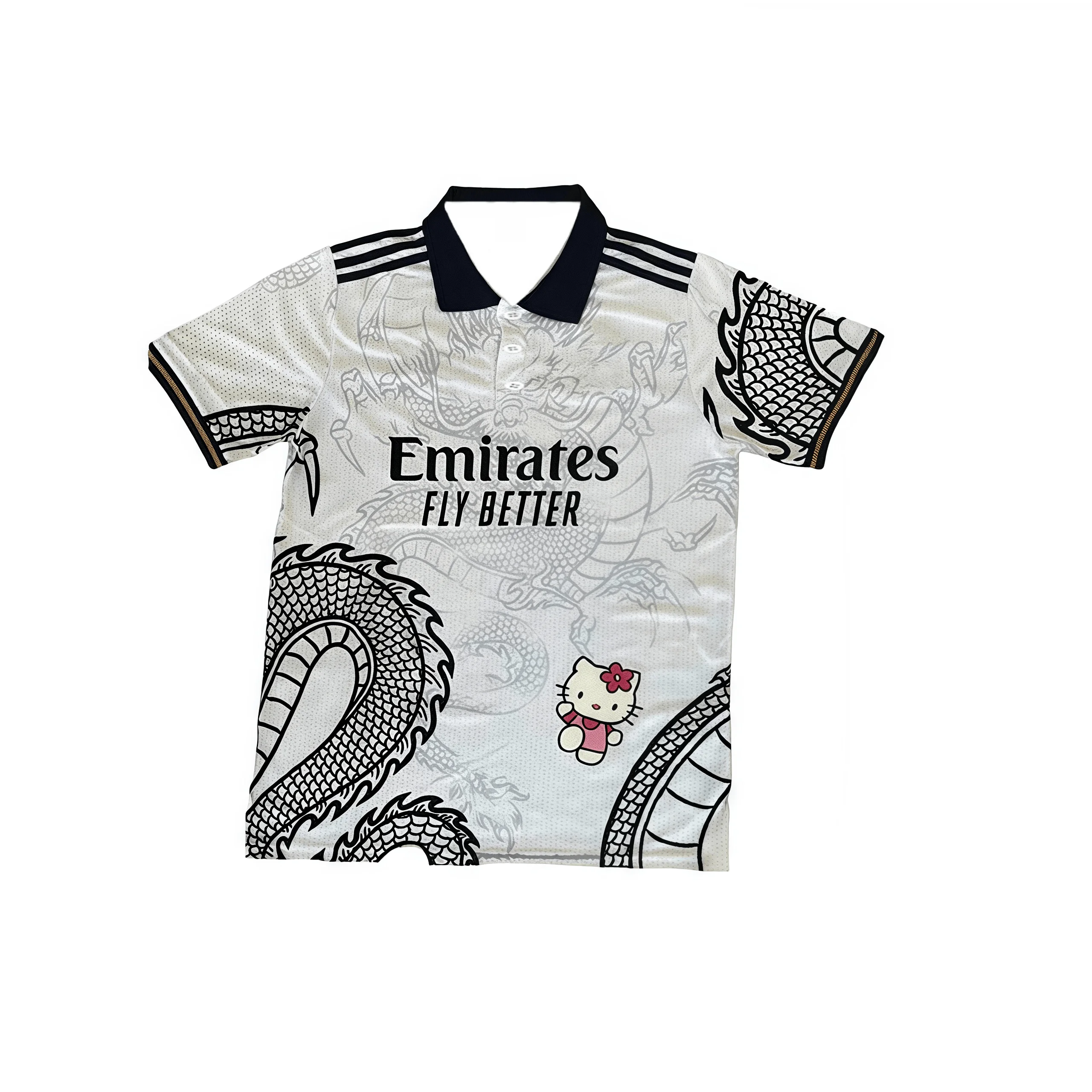 

Summer Casual and Fresh Polo Shirt Sanrio Hello Kitty Breathable and Quick-drying Sports T-shirt for Boys, Girls and Children