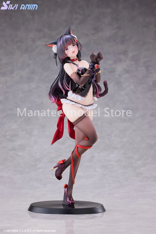 SIKI ANIM Original Shibarare Cat Ruhuna-chan 1/7 PVC Action Figure Anime Model Toys Collection Doll Gift