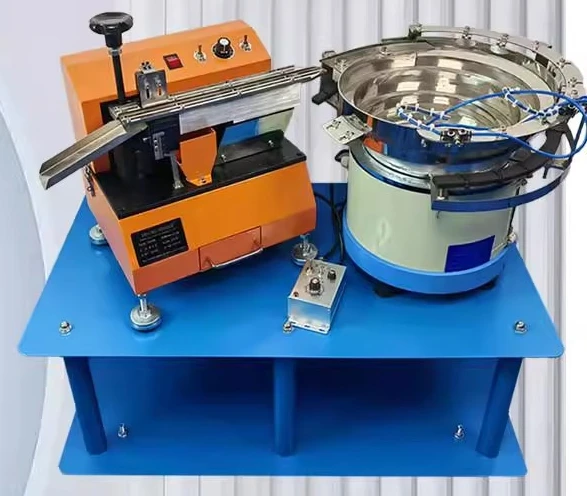 

Customizable automatic bulk capacitor foot shearing machine