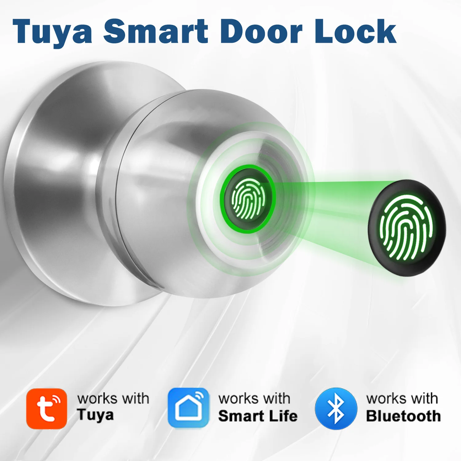 �y�Z�[�����zTuya �X�}�[�g�f�o�C�X Bluetooth �L�[ �w��F�� �h�A���b�N �X�}�[�g���C�t ���� ������ �Z��p