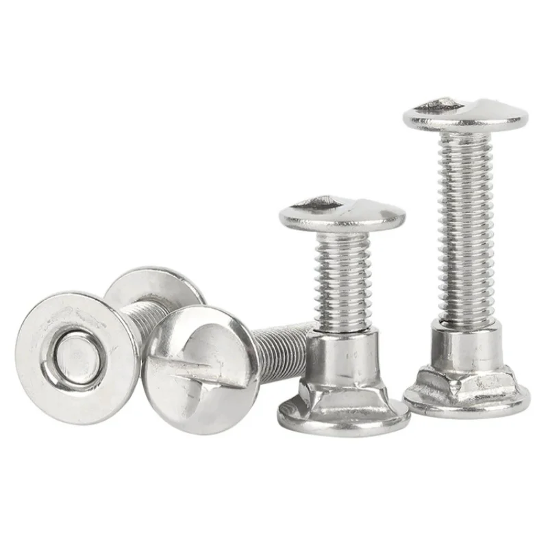 M6 201 Stainless Steel Clutch Head One Way Tamper Proof Security Screws Security Nuts Anti-theft Screw for Guardrails