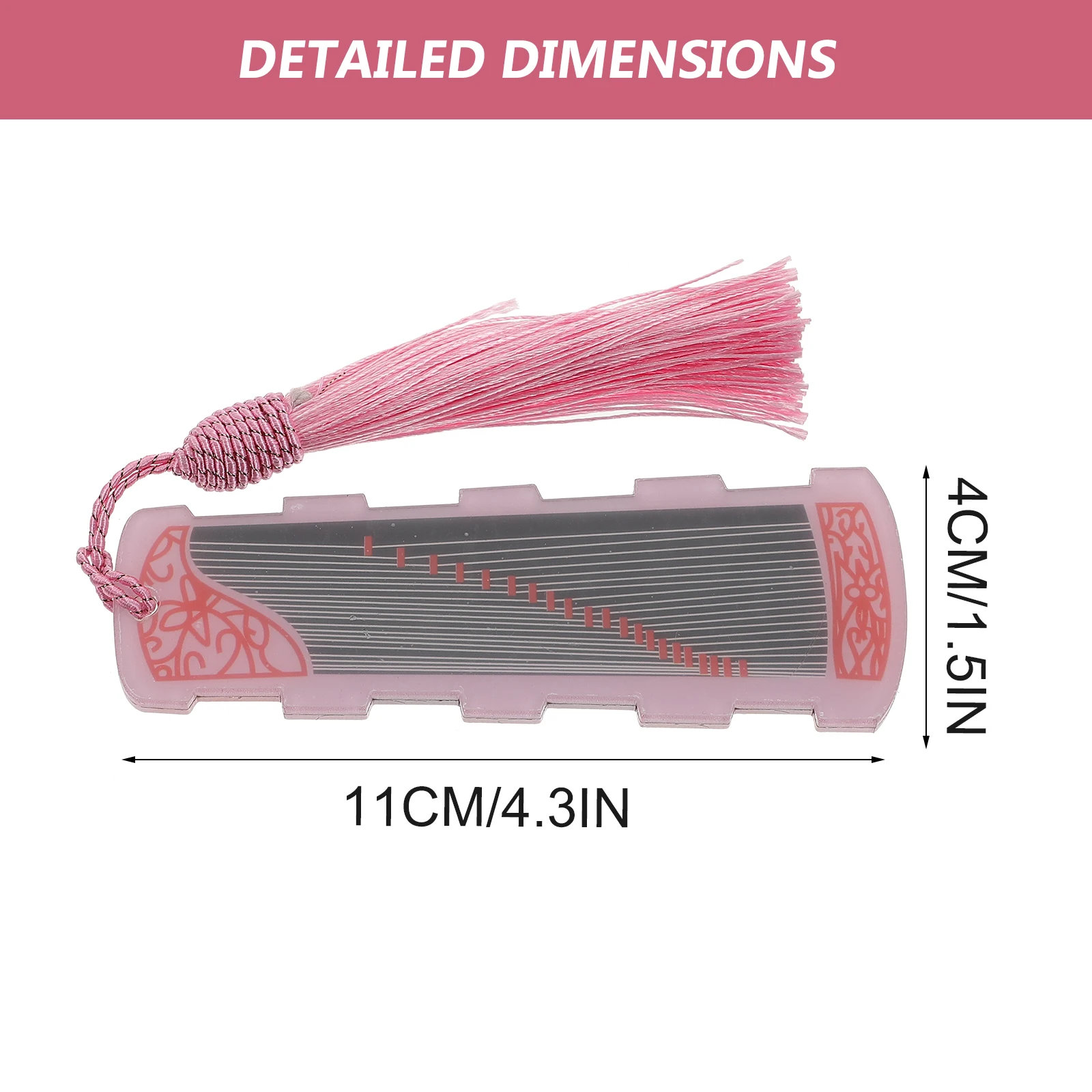 

2pcs Acrylic Guzheng Nail Storage Boards Durable Lightweight Pick Holder For Guzheng Picks Pipa Hairpins Anti-Lost Device