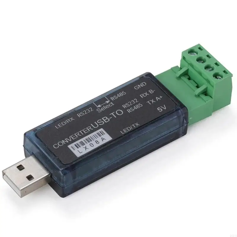 Compact USB to 485 232 Adapter Supports 115200 Baud Rate & Plugs Play Operate R6FB