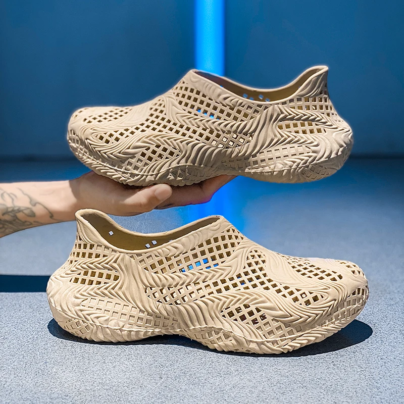 3D Printing Outsole - Men's 3D Printed POE Clogs Breathable