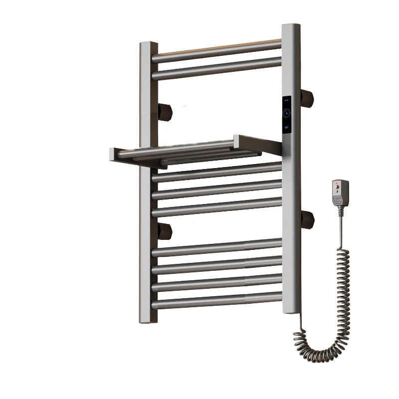 

Hot-selling folding electric towel rack, household bathroom towel dryer, multi-functional storage two-in-one