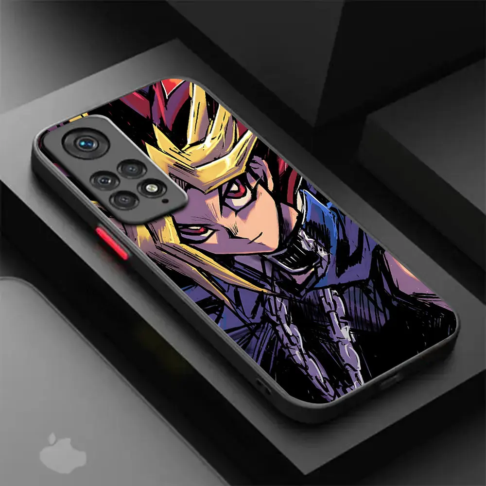 Yu-Gi-Oh! Anime Phone Case For Xiaomi Redmi Note 13 12 11 10 10C 10X 9 9A 9T 9C 8 7 Pro Plus 5G Matte Transparent Cover