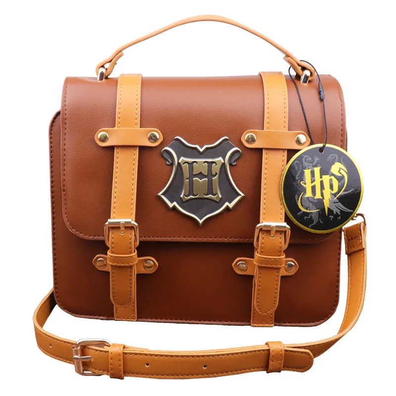 Harryy Potter Hogwarts College Briefcase Crossbody Cosmetic Bag Hermione Slytherin Handheld One Shoulder Crossbody Couple Bag