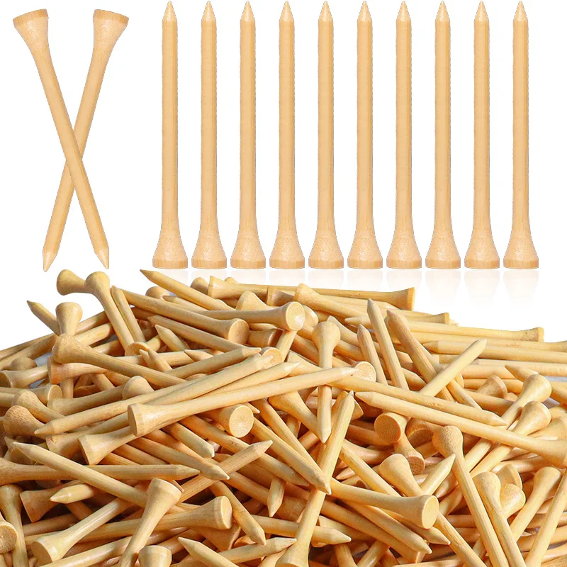 Bamboo Golf Tees Wood 3 1/4