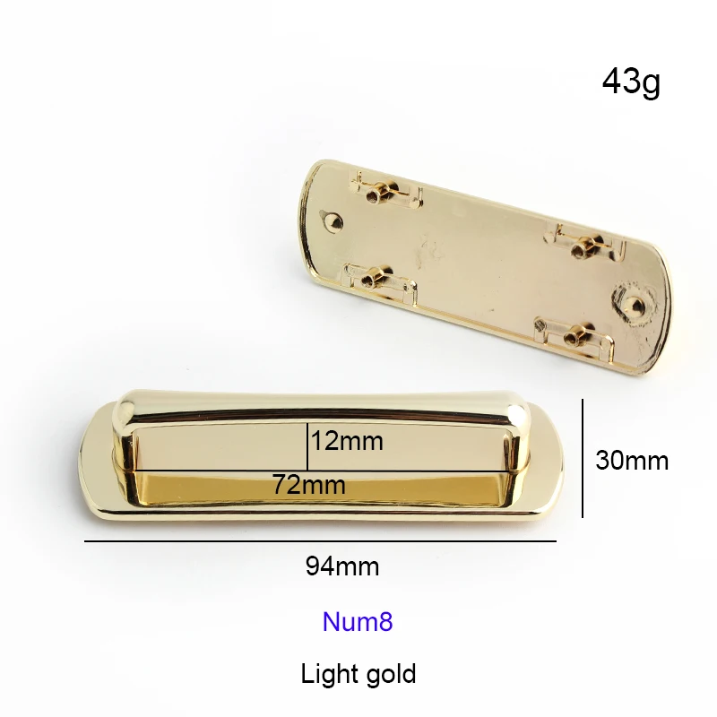 Colgador de conector de puente de arco de Metal, accesorios de Hardware para bolso, correa, monedero, 10mm, 15mm, 20mm