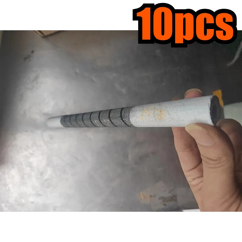 10pcs Silicon Carbide Rod High-temperature Resistant Spiral Heating Tube Diameter 16-45SIC Single and Double Thread