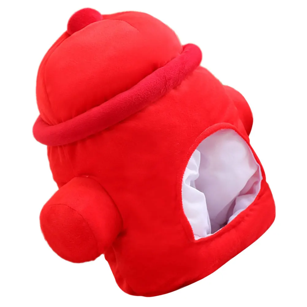 

Fire Hydrant Stuffed Headgear Cartoon Cosplay Hat Party Decorative Photo Prop Comfortable Costume Cap Halloween Christmas