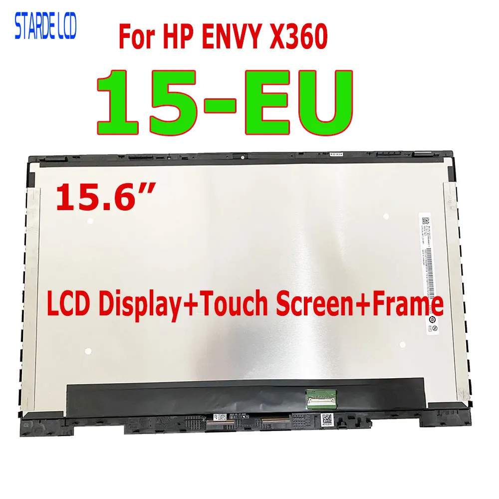 

15.6" For HP ENVY X360 15-EU 15-EU0097nr 15z-eu000 LCD Display Touch screen Digitizer Assembly Replacement