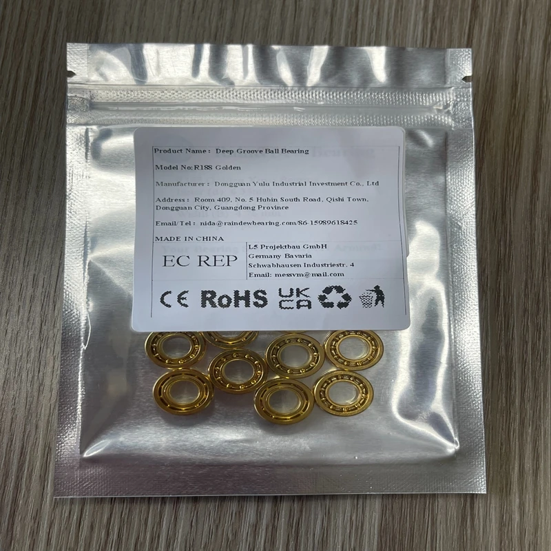 

10Pcs/lot UR188 6.35*12.7*4.762 mm R188 Responsive Unresponsive Bearing Double Shielded for Industrial Applications