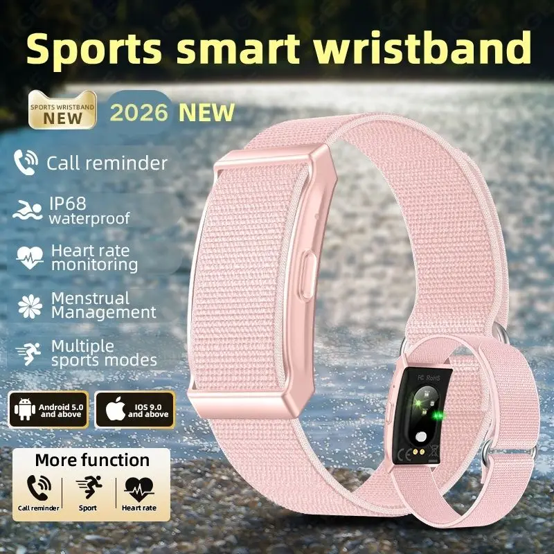 

LIGE 2026 Smart Bracelet Sport Fitness Tracker Heart Rate Sleep Monitor Pedometer Call Reminder Waterproof Men Women Smart Band
