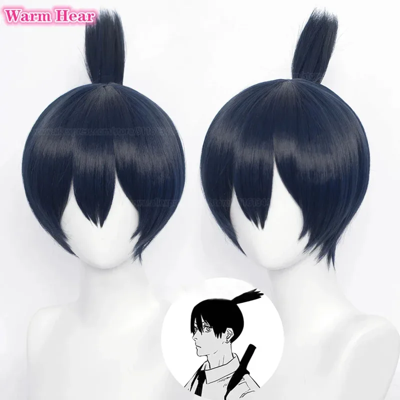 Kualitas Tinggi Sintetis Makima Power Reze Angel Devil Hayakawa Aki Denji Quanxi Himeno Yoshida Hirofumi Cosplay Anime Party Wig