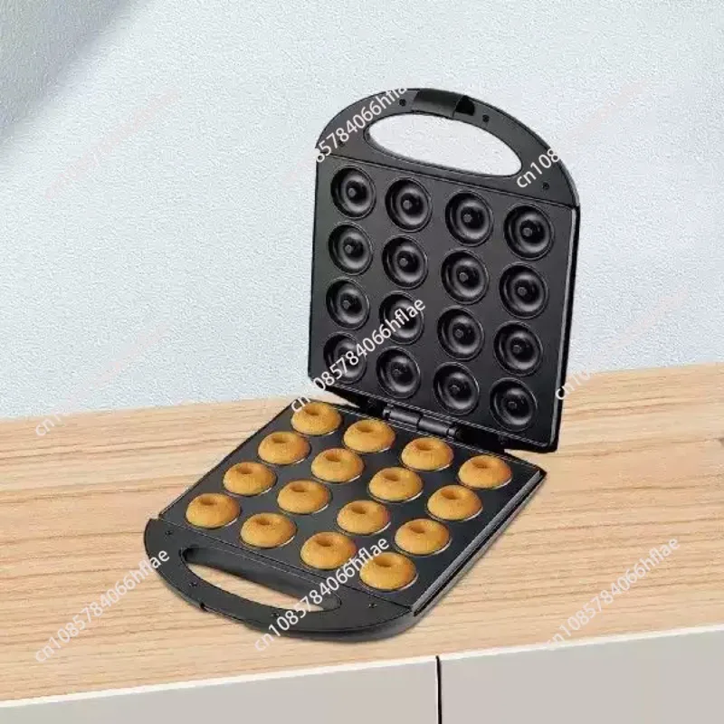 Automatic 12-Hole Electric Walnut Cake Maker, Multi-function Snack Machine for Waffles & Sausage Rolls