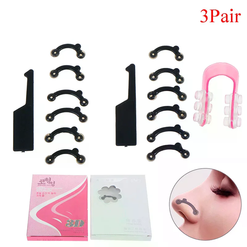 3 Sizes in 1 Nose Up Lifting Shaping Clip Nose Reshaper Face Corrector Tool Kit High Quality