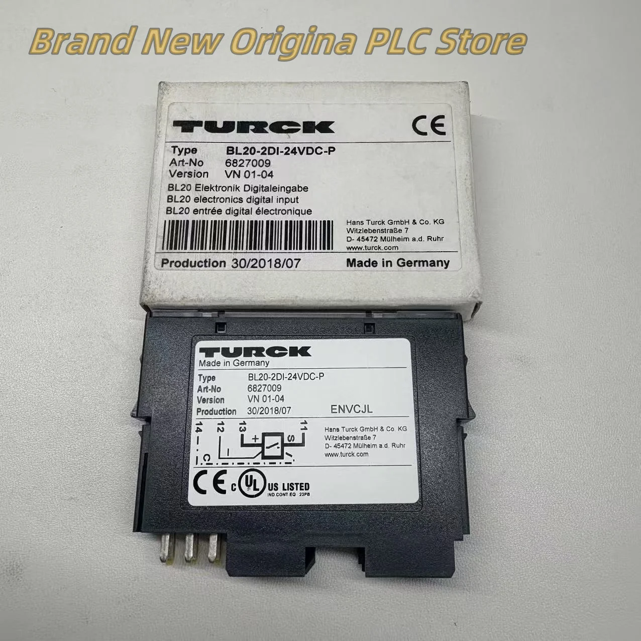 Novo módulo plc original BL20-2DI-24VDC-P 6827009 BL20-4DO-24VDC-0.5A-P 6827023