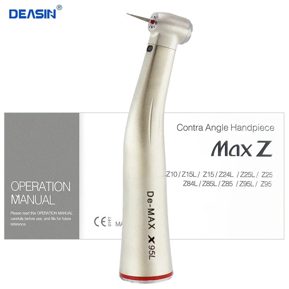 Dental low speed handpiece 1:5 contra angle  Increasing Red Ring Contra Angle handpiece for dental micromotor