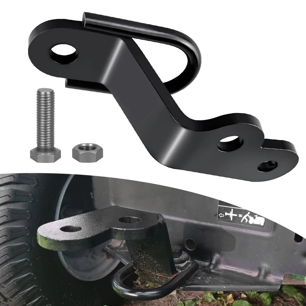 Trailer Hitch Three-Way Universal ATV UTV Mounting Bracket Hitches Attachments Receiver Kit Accessories Black