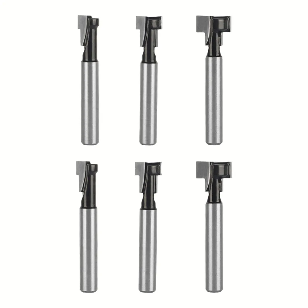 Corpo de aço tratado termicamente 3PC T Slot Cutter Router Bit Set com lâmina de liga de alta dureza suave dentro e fora